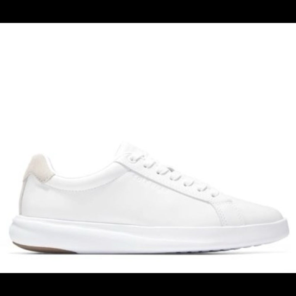 Cole Haan Grand Crosscourt Tennis 2.0 Sneaker with Cream Suede Back - Picture 2 of 7